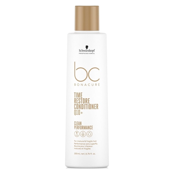 Schwarzkopf BC Bonacure Q10 Time Restore Taming Conditioner - Смягчающий кондиционер для волос 200 мл 