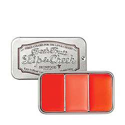 Skinfood Fresh Fruit Lip and Cheek Trio Tomato - Набор (румяна, блеск для губ тон 03)
