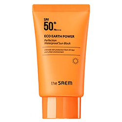 The Saem Eco Earth Power Perfection Waterproof Sun Block - Крем солнцезащитный водостойкий 50 г