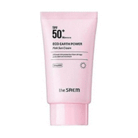 The Saem Eco Earth Power Pink Sun Cream - Крем солнцезащитный 50 г