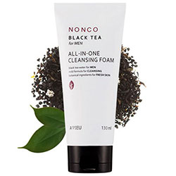 A'pieu Nonco Black Tea For Men All-In-One Cleansing Foam - Пенка для умывания мужская 130 мл