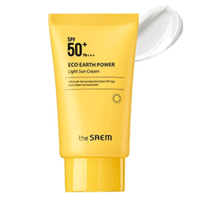 The Saem Eco Earth Power Light Sun Cream SPF50 - Крем солнцезащитный легкий 50 г