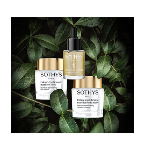 Sothys Nutritive Line Nutritive Discovery Kit - Набор миниатюр: Обогащенный  регенерирующий крем 15 мл; ультра-обогащенный  регенерирующий крем 15 мл; ультрапитательная SOS-сыворотка 2*1 мл