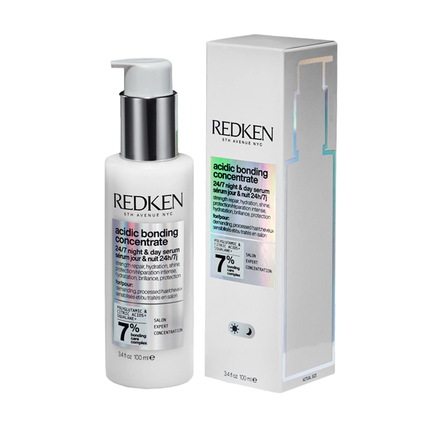 Redken Acidic Bonding Concentrate 24/7 Night & Day Serum - Кислотная укрепляющая сыворотка для дневного и ночного ухода за волосами 100 мл
