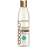 Kativa Coconut Conditioner With Organic Coconut Oil - Восстанавливающий кондиционер с органическим кокосовым маслом для поврежденных волос 250 мл