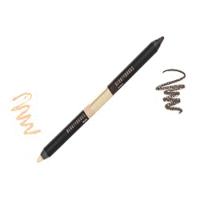 Beautydrugs Double Eye Pencil Nude/Ombre Liner - Двойной карандаш для глаз (бежевый/коричневый)
