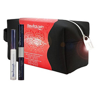 RevitaLash Kit With Black Cosmetic Bag Pink Inside - Набор с черной косметичкой, розовой внутри (2 мл +3 мл +3 мл)