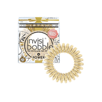 Invisibobble Power Golden Adventure - Резинка для волос (золотая с блестками)