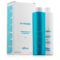 Kaaral Maraes Nourishing Lightener Oil - Осветляющее и увлажняющее масло для волос с маслом моной де таити 2*200 мл
