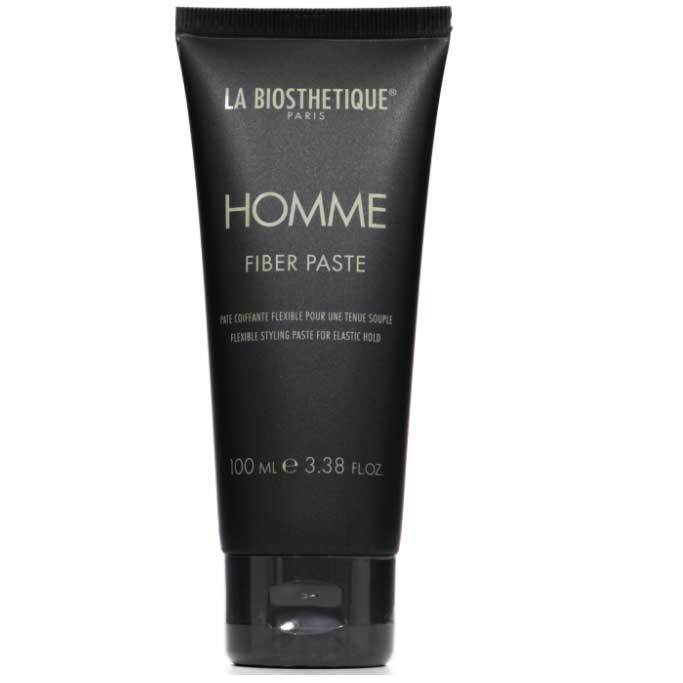 La Biosthetique Homme Fiber Paste - Моделирующая паста-тянучка для волос с атласным блеском 100 мл
