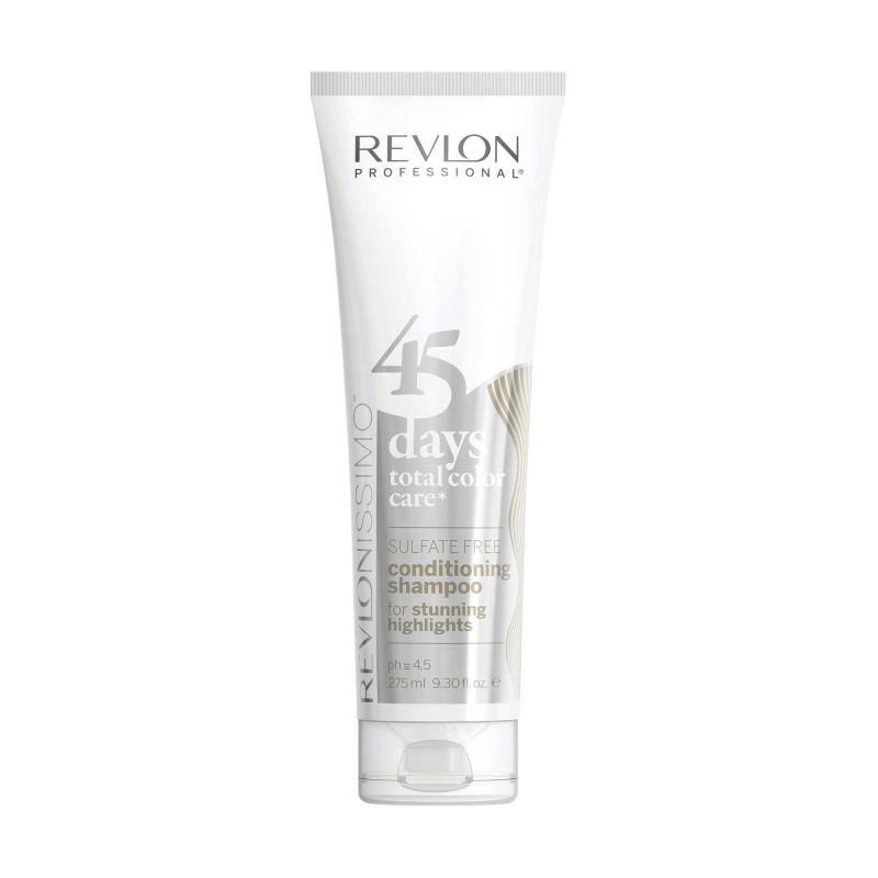 Revlon Revlonissimo Color Care 45 Days Shampoo Stunning Highlights - Шампунь-кондиционер для светлых холодных оттенков и  мелированных волос 275 мл