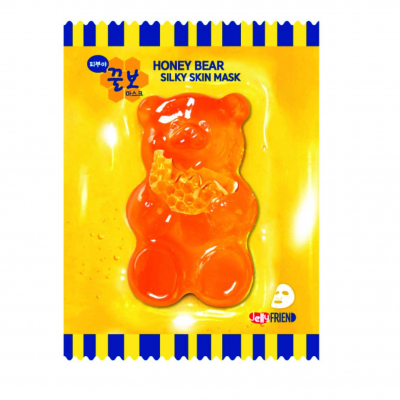 Frienvita JellyFrien Honey Bear Mask - Тканевая маска с экстрактом прополиса для увлажнения, упругости и сияния кожи 23 г