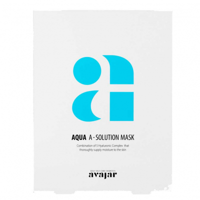 Avajar Aqua A-Solution Mask - Увлажняющая тканевая маска для сухой кожи 10 шт