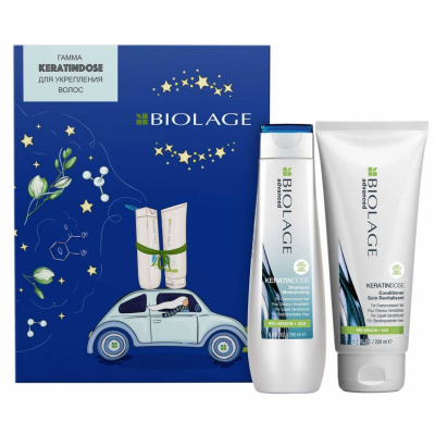 Matrix Biolage Keratindose Set - Набор для укрепления волос (шампунь 250 мл, кондиционер 200 мл)