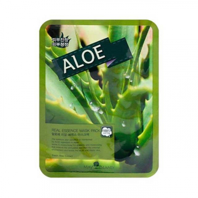 May Island Real Essence Aloe Mask Pack - Маска для лица тканевая 25 мл