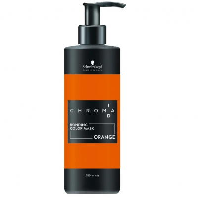 Schwarzkopf Professional Chroma ID Bonding Color Mask - Интенсивная тонирующая бондинг-маска оранжевый 280 мл