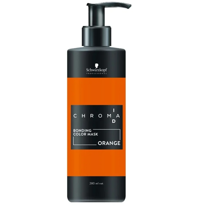 Schwarzkopf Professional Chroma ID Bonding Color Mask - Интенсивная тонирующая бондинг-маска оранжевый 280 мл