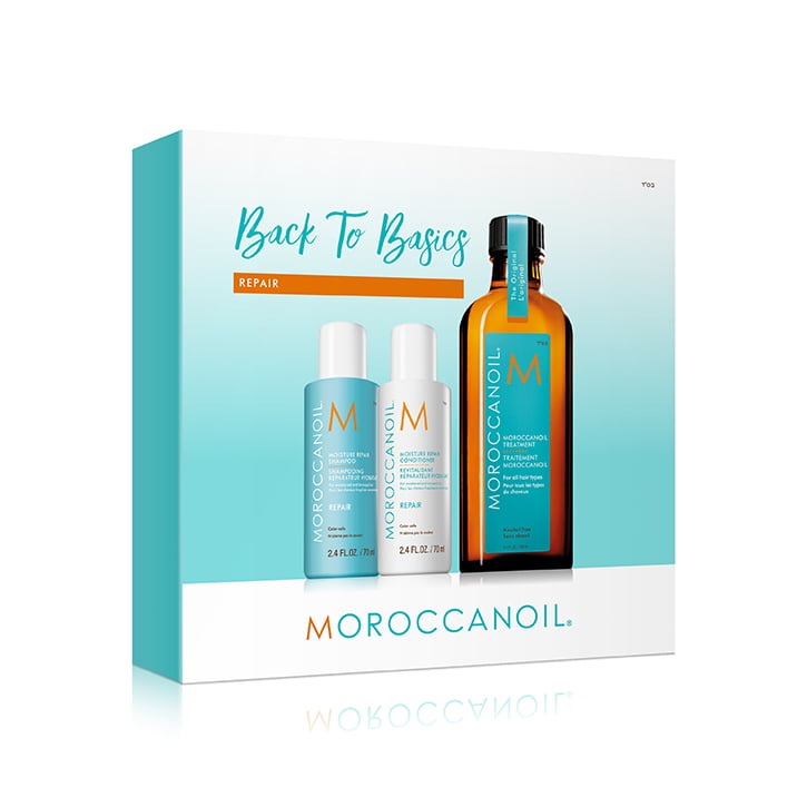 Moroccanoil Mini Repair Set - Мини набор "восстановление" (шампунь 70 мл, кондиционер 70 мл, масло 100 мл)