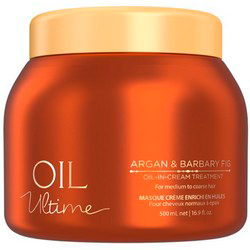 Schwarzkopf Oil Ultime Oil-in-Cream Treatment - Маска для жестких и средних волос  500 мл