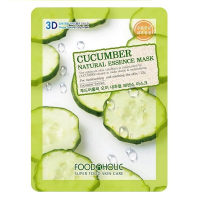 Foodaholic 3D Cucumber Natural Essence Mask - Тканевая маска с экстрактом огурца 23 гр