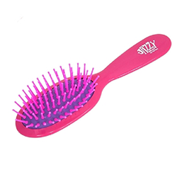 Harizma Professional h10630-0507 - Щётка массажная малая овальная (розовая-фиолетовая)						