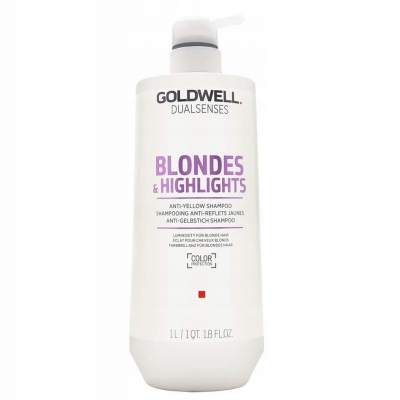 Goldwell Dualsenses Blondes and Highlights Anti-Yellow Shampoo - Шампунь против желтизны для осветленных волос 1000 мл