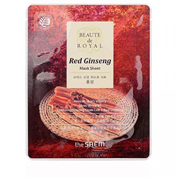 The Saem Beaute De Royal Mask Sheet Red Ginseng - Маска тканевая с экстрактом женьшеня 20 мл