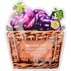 The Saem Natural Tox Green Kohlrabi Mask Sheet - Маска тканевая кольраби 20 г