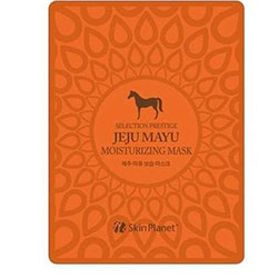 Mijin Cosmetics Skin Planet Jeju Mayu Moiturizing Mask - Маска для лица тканевая с лошадиным жиром 25 г