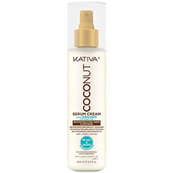 Kativa Coconut Serum Cream With Organic Coconut Oil - Восстанавливающая сыворотка с органическим кокосовым маслом для поврежденных волос 200 мл