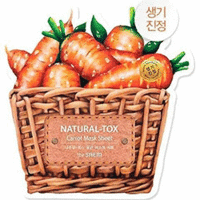 The Saem Natural Tox Green Carrot Mask Sheet - Маска тканевая морковная 20 г