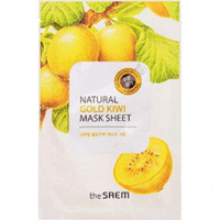 The Saem Natural Gold Kiwi Mask Sheet - Маска тканевая с экстрактом киви 21 мл