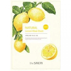 The Saem Natural Lemon Mask Sheet - Маска тканевая с экстрактом лимона 21 мл