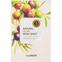 The Saem Natural Olive Mask Sheet - Маска тканевая с экстрактом оливы 21 мл