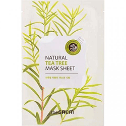 The Saem Natural Tea Tree Mask Sheet - Маска тканевая с экстрактом чайного дерева 21 мл