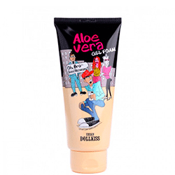 Baviphat Dollkiss The Big Aloe Vera Gel Foam - Гель - пенка для умывания с экстрактом алоэ 300 мл