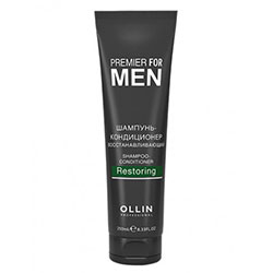 Ollin Premier For Men Shampoo-Conditioner Restoring - Шампунь-кондиционер восстанавливающий 250 мл