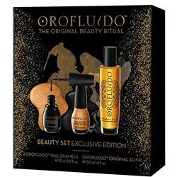 Orofluido -  Подарочный набор (эликсир 50 мл + лаки для ногтей)