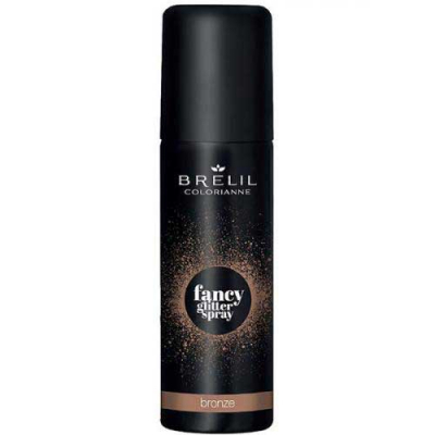 Brelil Fancy Glitter Spray - Фантазийный спрей-блеск (бронзовый) 75 мл