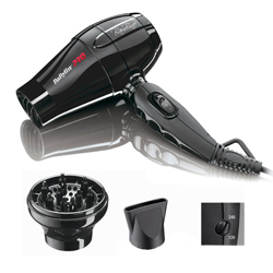 BaByliss Pro BamBino - Фен 1200Вт, черный