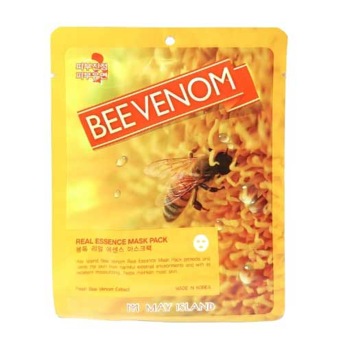 May Island Real Essence Bee Venom Mask Pack - Маска для лица тканевая 25 мл