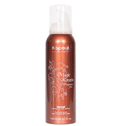Kapous Magic Keratin - Мусс для укладки волос сильной фиксации с кератином серии 150 мл
