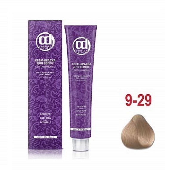 Constant Delight Crema Colorante - Стойкая крем-краска 9/29 блондин пепельно-фиолетовый 100 мл