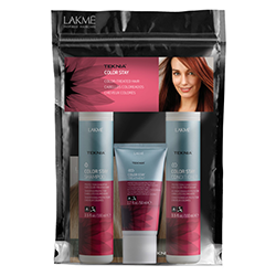 Lakme Teknia Color Stay Travel Pack - Набор для путешествий (шампунь 100 мл+кондиционер 100 мл+маска 50 мл)