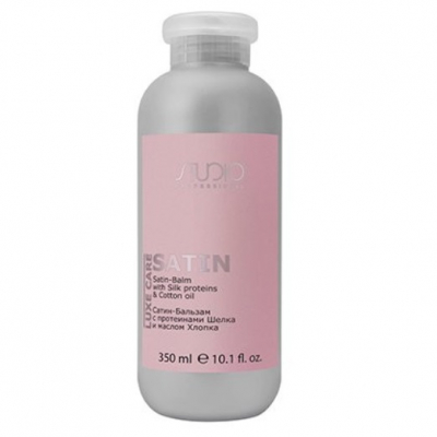 Kapous Studio Professional Luxe Care Satin Balm - Сатин-бальзам с протеинами шелка и маслом хлопка 350 мл