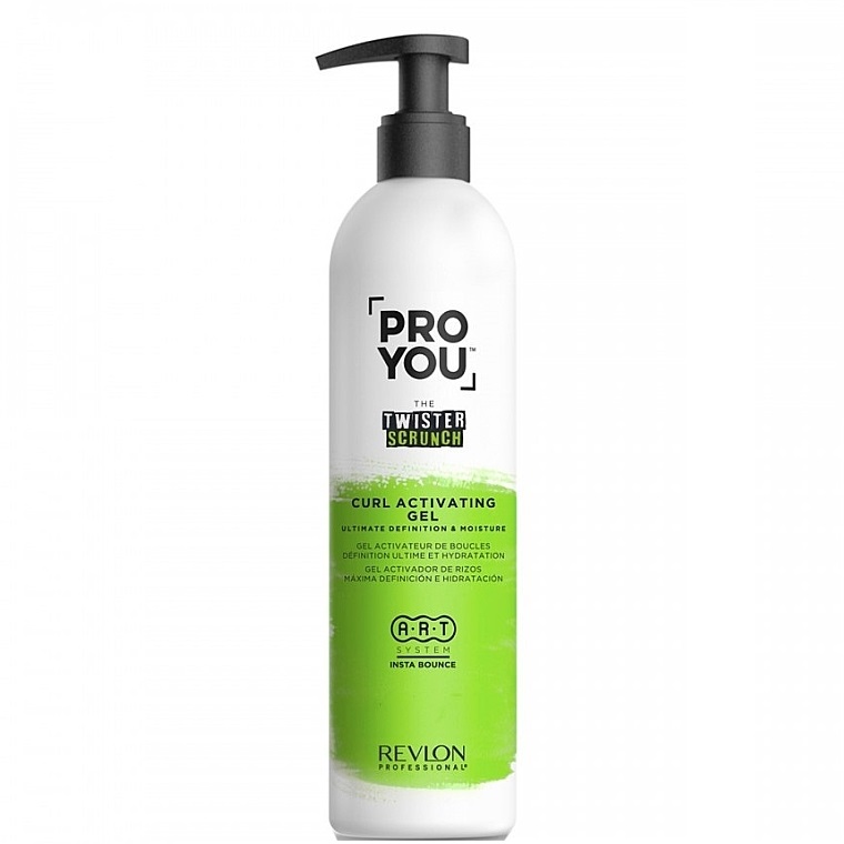 Revlon Professional ProYou Twister Scrunch Curl Activating Gel - Увлажняющий гель для формирования завитка 350 мл