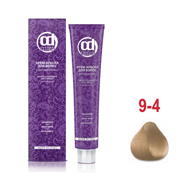 Constant Delight Crema Colorante - Стойкая крем-краска с витамином С 9/4 блондин бежевый 100 мл