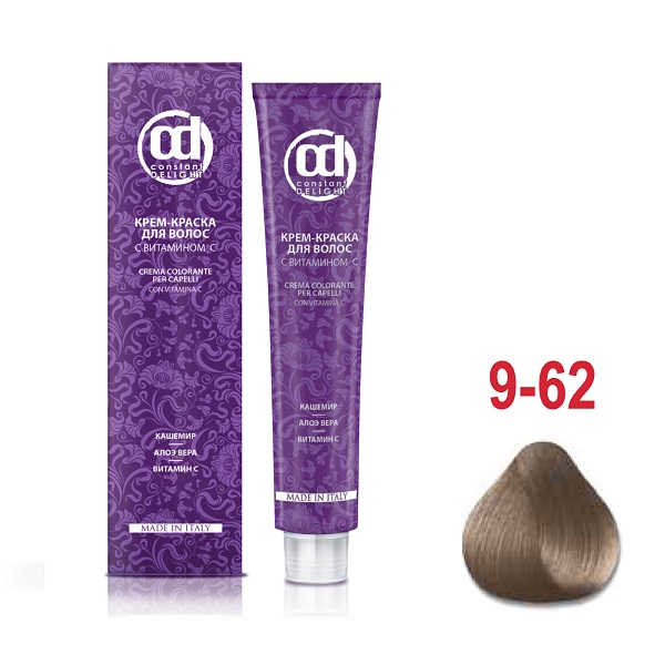 Constant Delight Crema Colorante - Стойкая крем-краска с витамином С 9/62 блондин шоколадно-пепельный 100 мл
