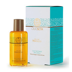 Barex Olioseta Oro del Marocco Oil Treatment for Hair - Масло-уход с маслом арганы и маслом семян льна 100 мл