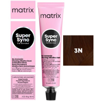 Matrix Super Sync Pre-Bonded 3N - Краситель для волос безаммиачный тёмный шатен 90 мл